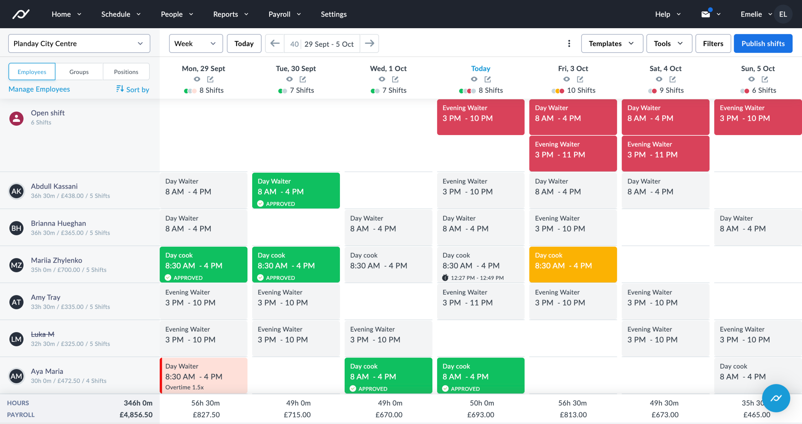 Simplifiez la planification de votre établissement